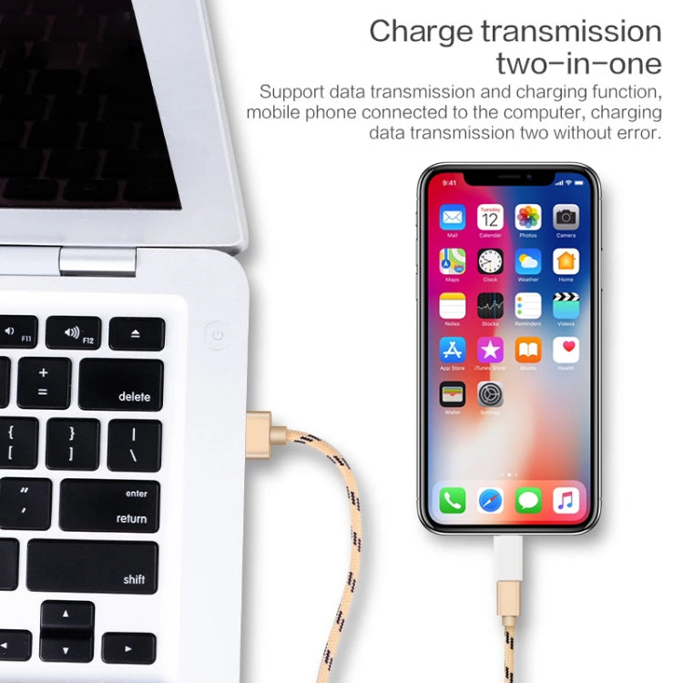 Micro 5 Pin USB to 8 Pin Charge & Data Transfer Adapter(White) - Converter & Adapter by buy2fix | Online Shopping UK | buy2fix