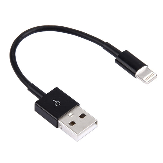 8 Pin to USB Sync Data / Charging Cable, Cable Length: 13cm(Black) by buy2fix
