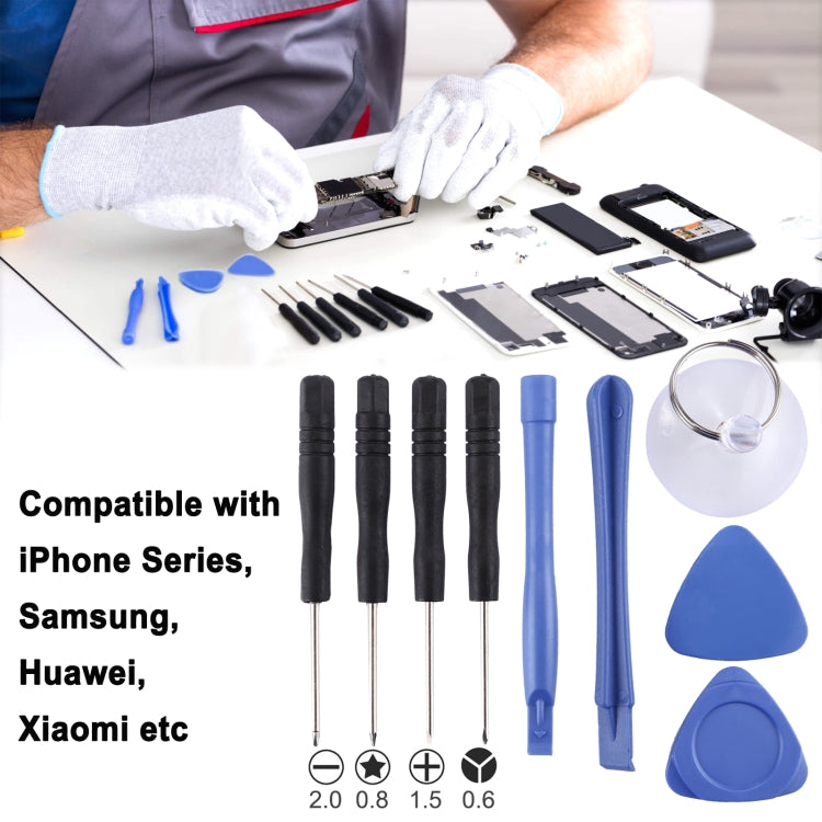10 in 1 Repair Kits (4 x Screwdriver + 2 x Teardown Rods + 1 x Chuck + 2 x Triangle on Thick Slices + Eject Pin) - Tool Kits by buy2fix | Online Shopping UK | buy2fix