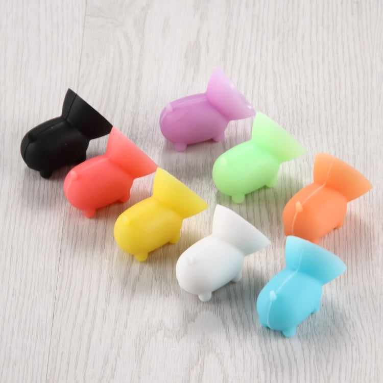 Lovely Pig Shape with Sucker Phone Holder, Random Color Delivery by buy2fix