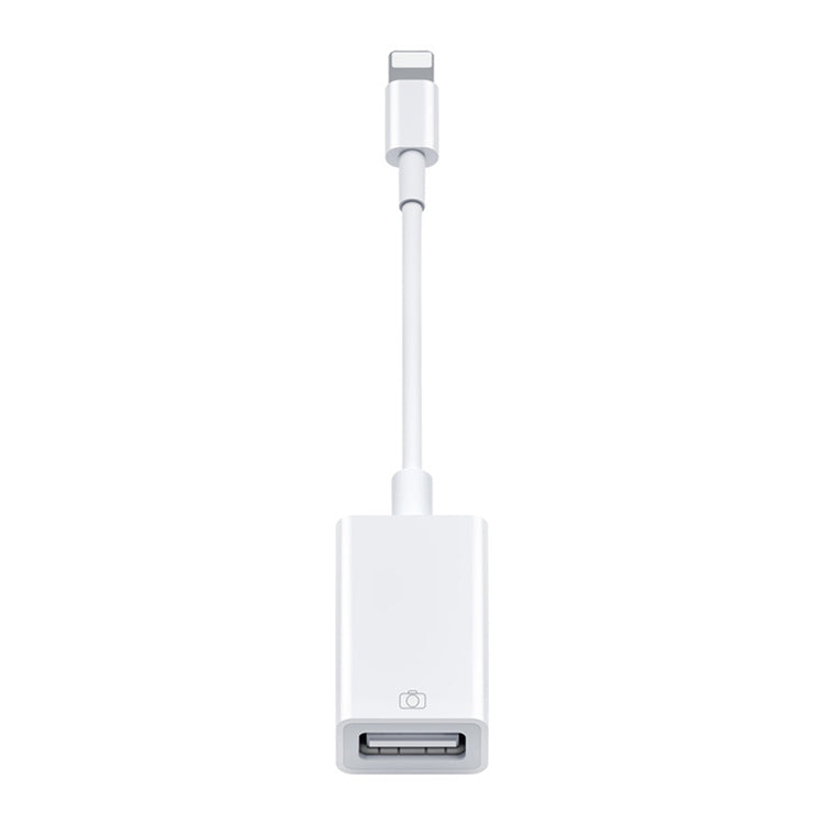 USB OTG Connection Kit (10cm)(White) - Converter & Adapter by buy2fix | Online Shopping UK | buy2fix