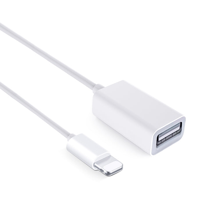 USB OTG Connection Kit (10cm)(White) - Converter & Adapter by buy2fix | Online Shopping UK | buy2fix