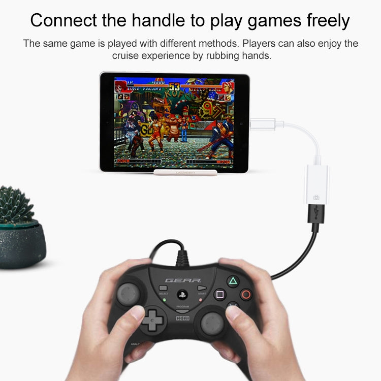 USB OTG Connection Kit (10cm)(White) - Converter & Adapter by buy2fix | Online Shopping UK | buy2fix