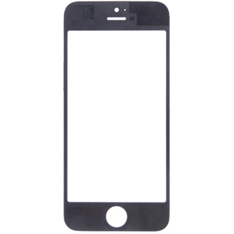 Front Screen Outer Glass Lens for iPhone 5 & 5S(Black) - iPhone 5 Parts by buy2fix | Online Shopping UK | buy2fix