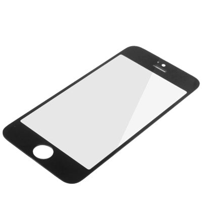 Front Screen Outer Glass Lens for iPhone 5 & 5S(Black) - iPhone 5 Parts by buy2fix | Online Shopping UK | buy2fix