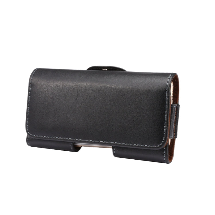 Crazy Horse Texture Vertical Flip Genuine Leather Case / Waist Bag with Back Splint for iPhone 4S / 5 / 5S / 5C(Black) - More iPhone Cases by buy2fix | Online Shopping UK | buy2fix