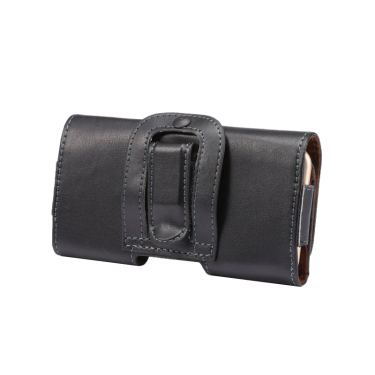 Crazy Horse Texture Vertical Flip Genuine Leather Case / Waist Bag with Back Splint for iPhone 4S / 5 / 5S / 5C(Black) - More iPhone Cases by buy2fix | Online Shopping UK | buy2fix