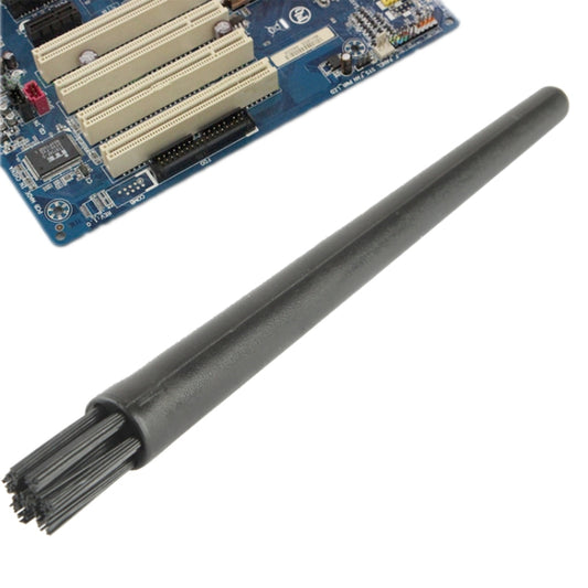 Electronic Component 7 Beam Round Handle Antistatic Cleaning Brush, Length: 12.2cm(Black) by buy2fix