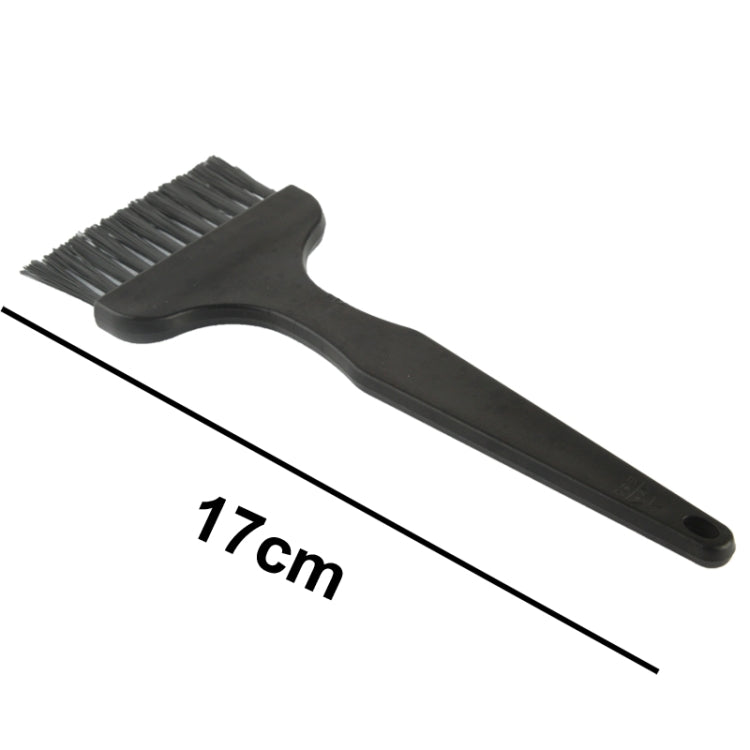 Electronic Component 12 Beam Flat Handle Antistatic Cleaning Brush, Length: 17cm(Black) - Brushes by buy2fix | Online Shopping UK | buy2fix