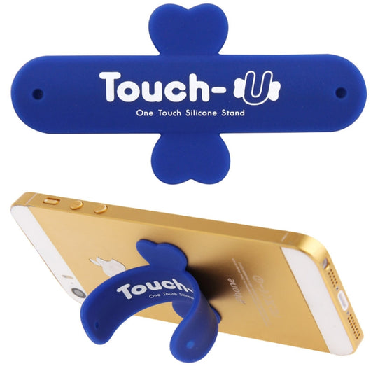 100 PCS Touch-u One Touch Universal Silicone Stand Holder(Dark Blue) by buy2fix