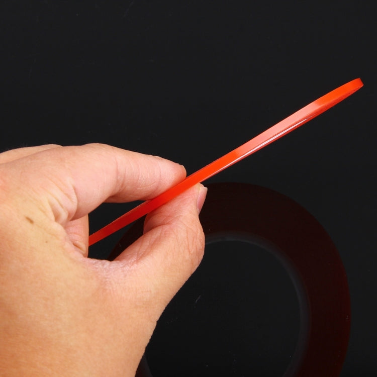 3mm Width Double Sided Adhesive Sticker Tape for iPhone / Samsung / HTC Mobile Phone Touch Panel Repair, Length: 25m (Red) - Adhesive Sticker by buy2fix | Online Shopping UK | buy2fix