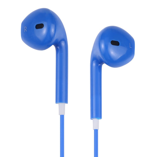 EarPods Wired Headphones Earbuds with Wired Control & Mic(Blue) - In Ear Wired Earphone by buy2fix | Online Shopping UK | buy2fix