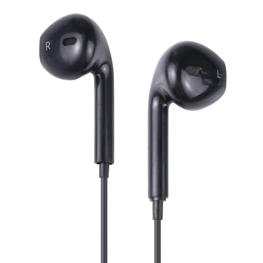 EarPods Wired Headphones Earbuds with Wired Control & Mic(Black) - In Ear Wired Earphone by buy2fix | Online Shopping UK | buy2fix