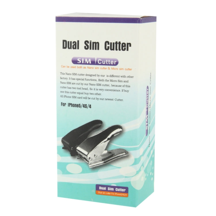 Dual Nano Sim Cutter for iPhone / Samsung / Huawei / Xiaomi (With Nano SIM to Micro SIM Card Adapter + Nano SIM to Standard SIM Card Adapter + Micro SIM to Standard SIM Card Adapter + Sim Card Tray Holder Eject Pin Key Tool)(Black) - SIM Card Tool by buy2fix | Online Shopping UK | buy2fix