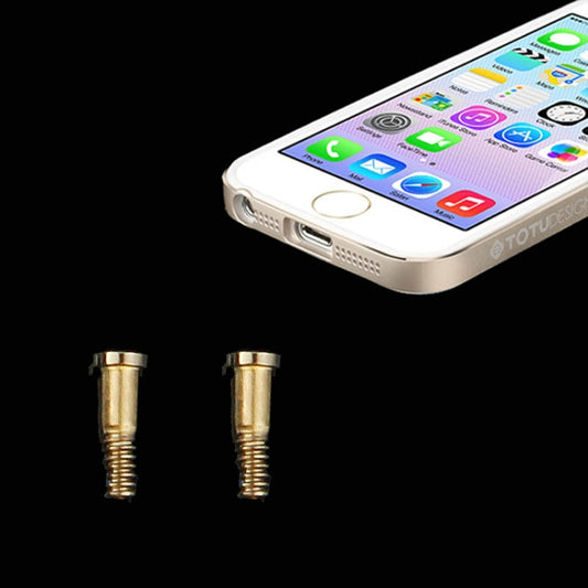 20 PCS for iPhone 5 / 5S Original Dock Screws(Gold) by buy2fix
