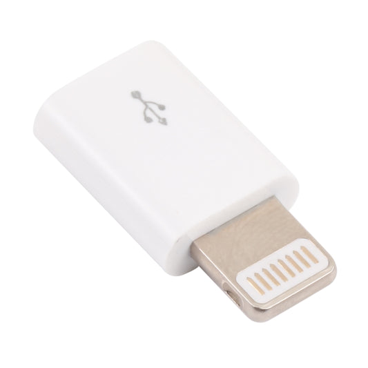 Micro USB Female to 8 Pin Male Mini Adapter(White) by buy2fix