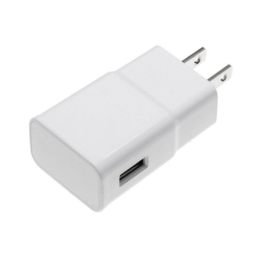Charger Sync Cable + US Plug Travel Charger for iPad, iPhone, Galaxy, Huawei, Xiaomi, LG, HTC and Other Smart Phones, Rechargeable Devices(White) by buy2fix