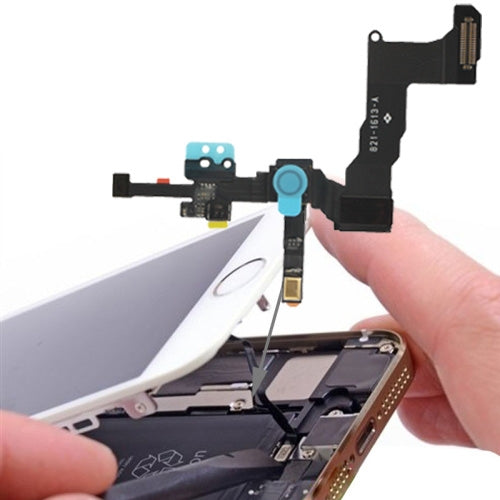 Original 2 in 1 Front Camera + Sensor Flex Cable for iPhone 5S - iPhone 5 Parts by buy2fix | Online Shopping UK | buy2fix