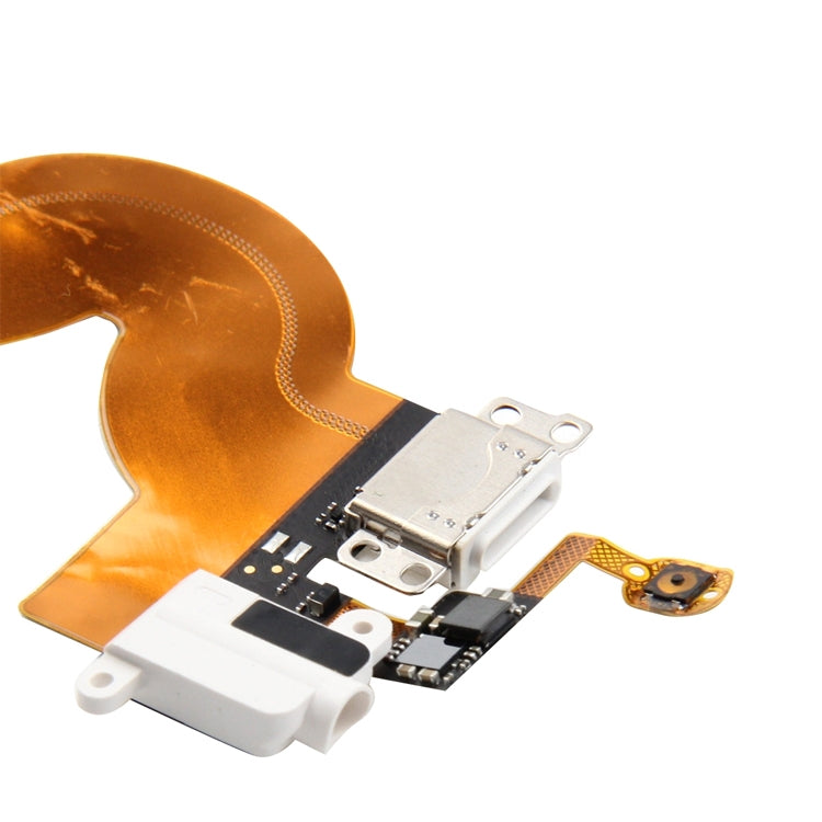Original Charging Port + Headphone Audio Jack Flex Cable for iPod touch 5(White) - Touch Series by buy2fix | Online Shopping UK | buy2fix
