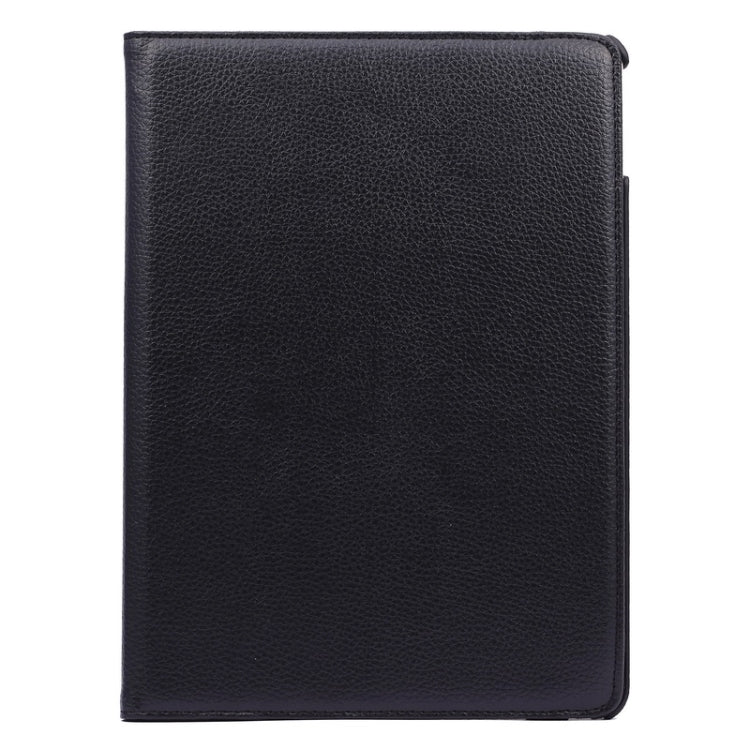 360 Degree Rotation Litchi Texture Flip Leather Case with 2 Gears Holder for iPad Air 2(Black) - More iPad Cases by buy2fix | Online Shopping UK | buy2fix