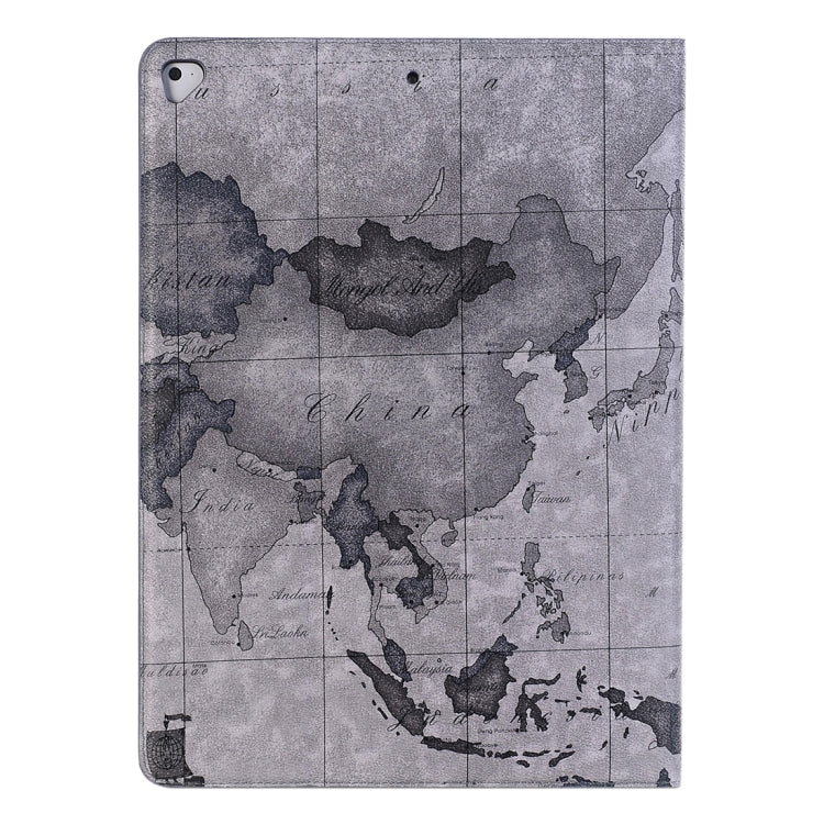 Retro World Map Pattern Leather Case with Holder & Card Slots & Wallet for iPad Air 2, Random Delivery(Grey) - More iPad Cases by buy2fix | Online Shopping UK | buy2fix
