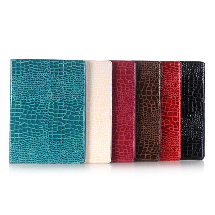 Crocodile Texture Horizontal Flip Leather Case with Holder & Card Slots & Wallet for iPad Air 2(Brown) - More iPad Cases by buy2fix | Online Shopping UK | buy2fix