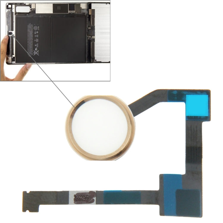 Original Home Button Flex Cable for iPad Air 2 / 6(Gold) - iPad Air 2 (2014) by buy2fix | Online Shopping UK | buy2fix