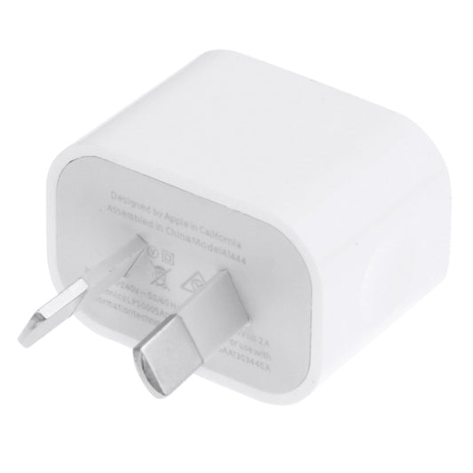 AU Plug USB Charger Adapter(White) - USB Charger by buy2fix | Online Shopping UK | buy2fix