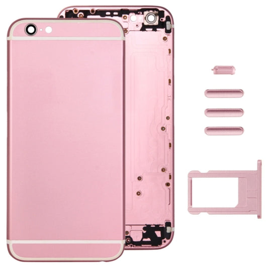 Full Assembly Housing Cover for iPhone 6, Including Back Cover & Card Tray & Volume Control Key & Power Button & Mute Switch Vibrator Key(Pink) by buy2fix