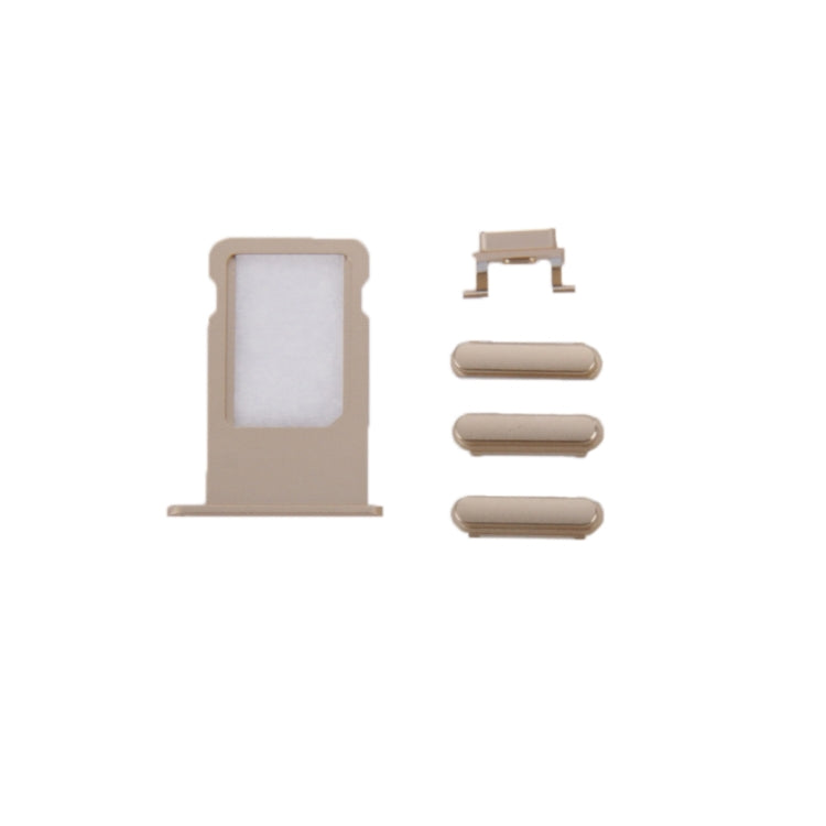6 in 1 for iPhone 6 (Back Cover + Card Tray + Volume Control Key + Power Button + Mute Switch Vibrator Key + Sign) Full Assembly Housing Cover(Gold) by buy2fix