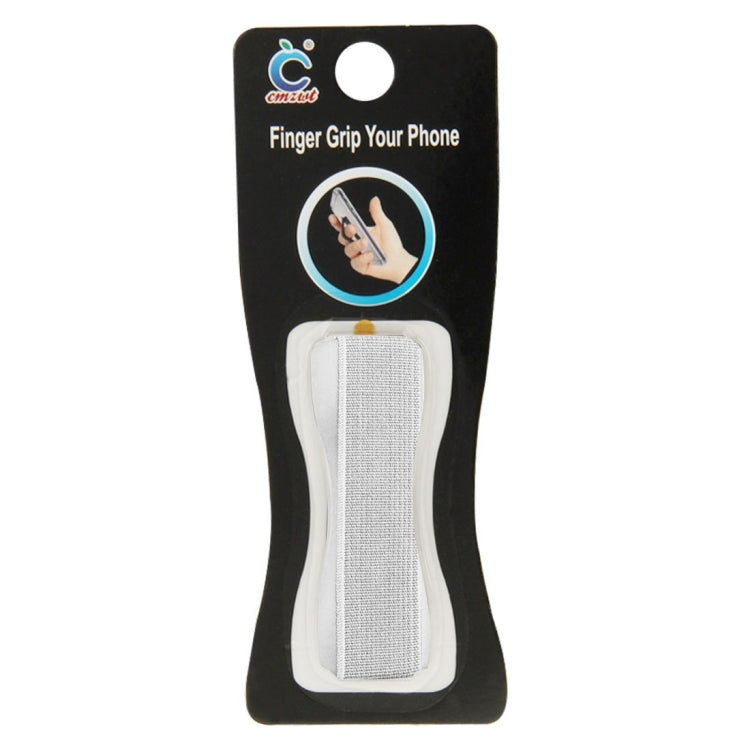 Finger Grip Phone Holder for iPhone, Galaxy, Sony, Lenovo, HTC, Huawei, and other Smartphones(Silver) by buy2fix