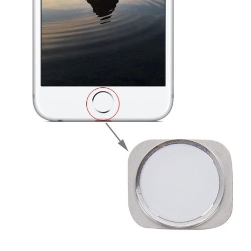 Home Button for iPhone 6s Plus(Silver) - iPhone 6S/6S Plus Parts by buy2fix | Online Shopping UK | buy2fix