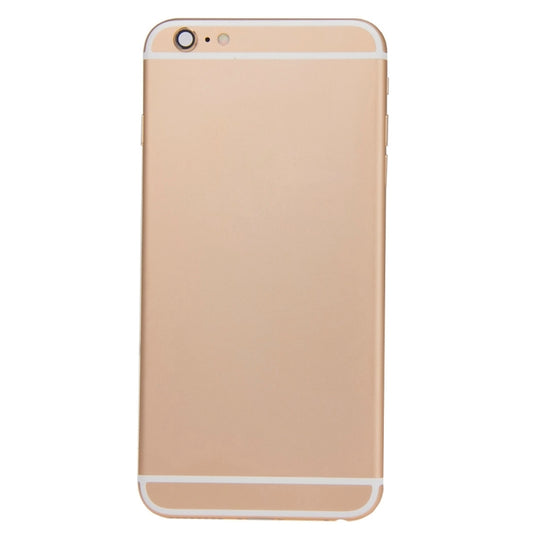 Battery Back Cover Assembly with Card Tray for iPhone 6s Plus(Gold) - iPhone 6S/6S Plus Parts by buy2fix | Online Shopping UK | buy2fix