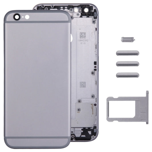 Full Assembly Housing Cover for iPhone 6 Plus, Including Back Cover & Card Tray & Volume Control Key & Power Button & Mute Switch Vibrator Key(Grey) by buy2fix