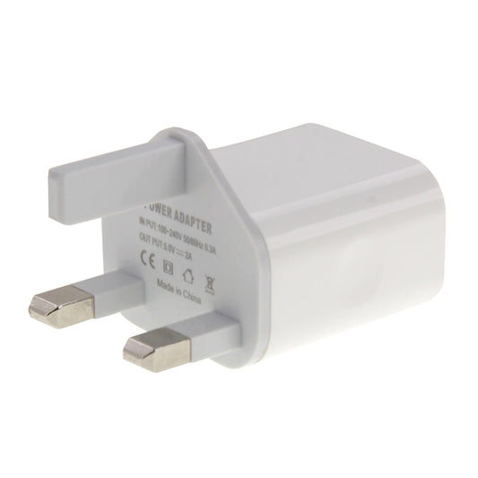 2-Ports 5V 2A USB Charger Adapter(White) by buy2fix