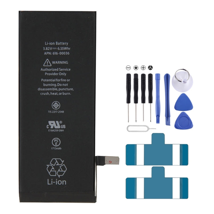 for iPhone 6S 1715mAh Battery(Black) - For iPhone by buy2fix | Online Shopping UK | buy2fix