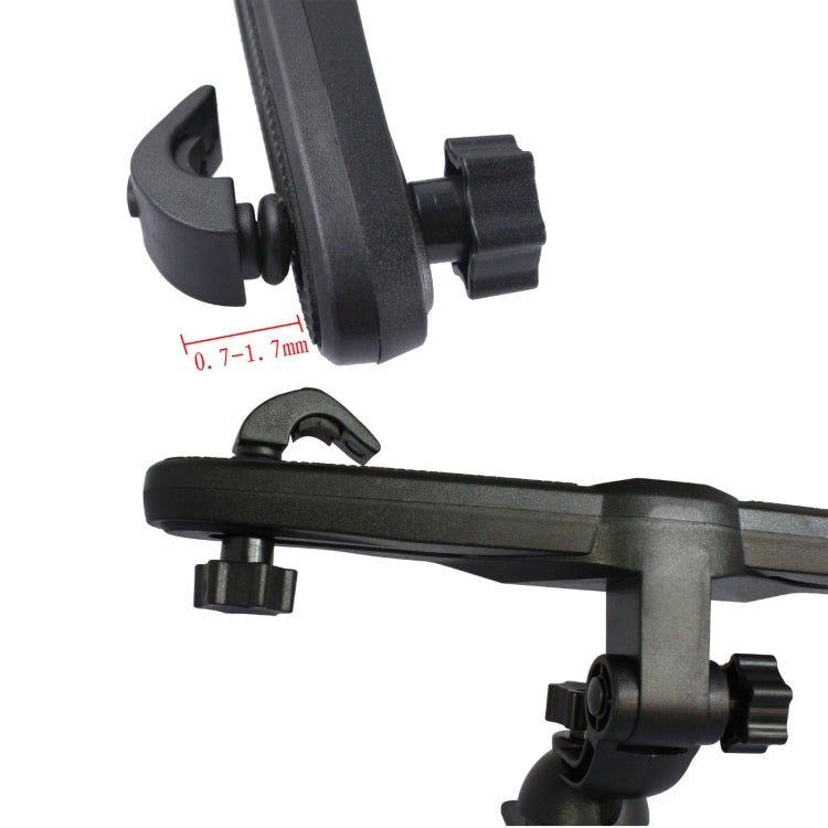 360 Degree Rotation Universal Car Mount Bracket Back Car Seat Holder, For iPad Air / New iPad / iPad 4 / iPad mini 1 / 2 / 3 / P3200 / T3100 / P5200 / 7-10 inch Tablet PC(Black) by buy2fix