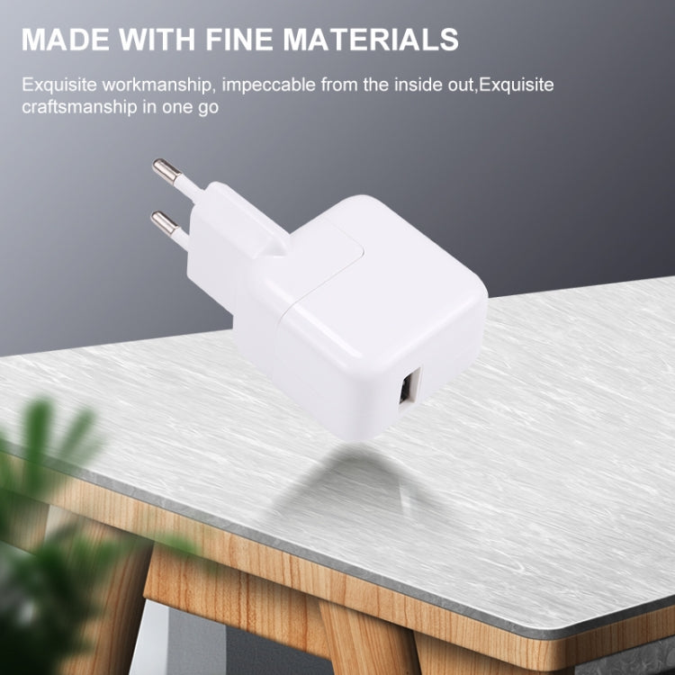10W USB Power Adapter Travel Charger(EU Plug) - Apple Accessories by buy2fix | Online Shopping UK | buy2fix