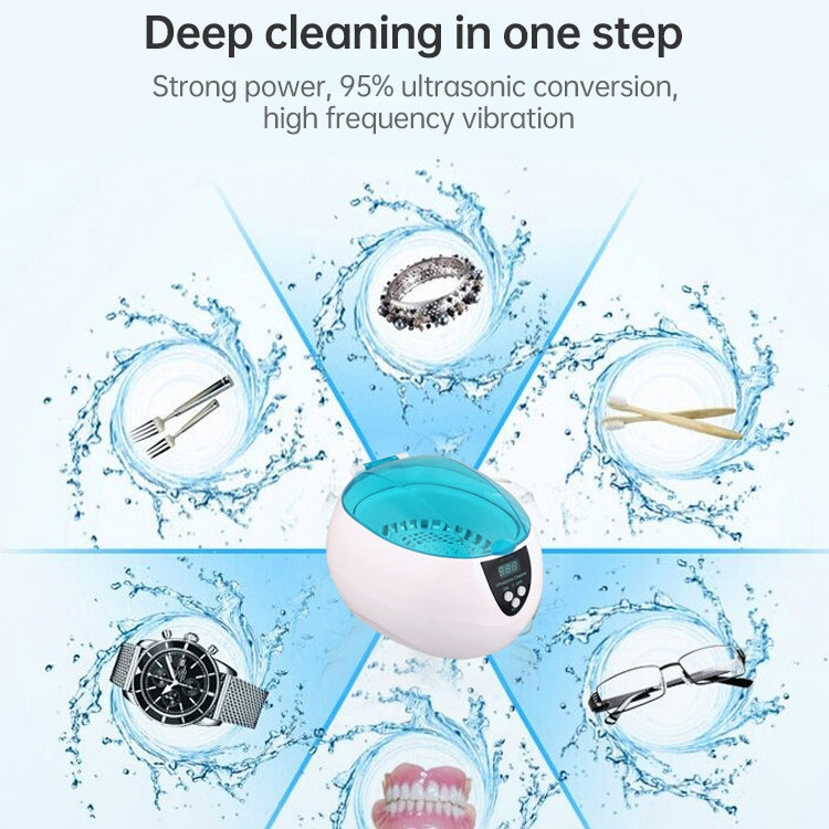 Stainless Steel Tank Digital Ultrasonic Cleaner with LCD Display for Jewelry / Watch / Denture by buy2fix