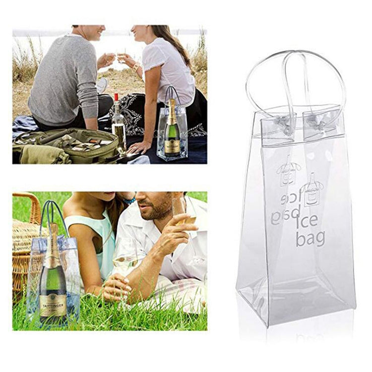 High Quality PVC Ice Bag for Wine(Transparent) - Gadgets by buy2fix | Online Shopping UK | buy2fix