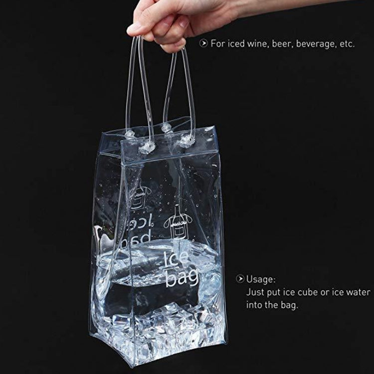 High Quality PVC Ice Bag for Wine(Transparent) - Gadgets by buy2fix | Online Shopping UK | buy2fix