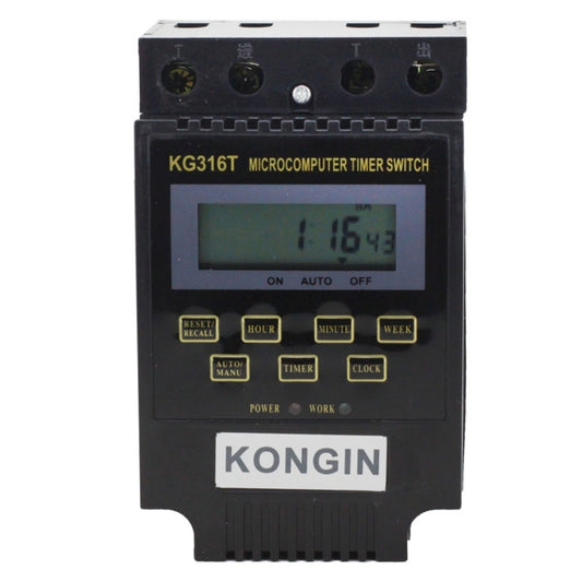 KG316T 12V LCD Digital Display Microcomputer Timer Control Switch - Energy Saving Timer Socket by buy2fix | Online Shopping UK | buy2fix