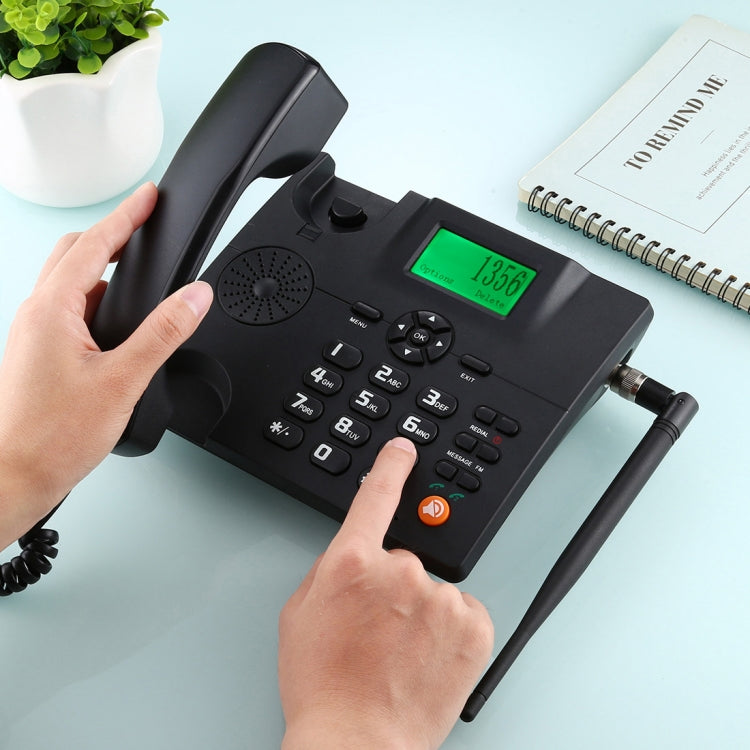 ZT600S  2.4 inch TFT Screen Fixed Wireless GSM Business Phone, Quad band: GSM 850/900/1800/1900Mhz(Black) - Smart Rings / Smart Telephones by buy2fix | Online Shopping UK | buy2fix