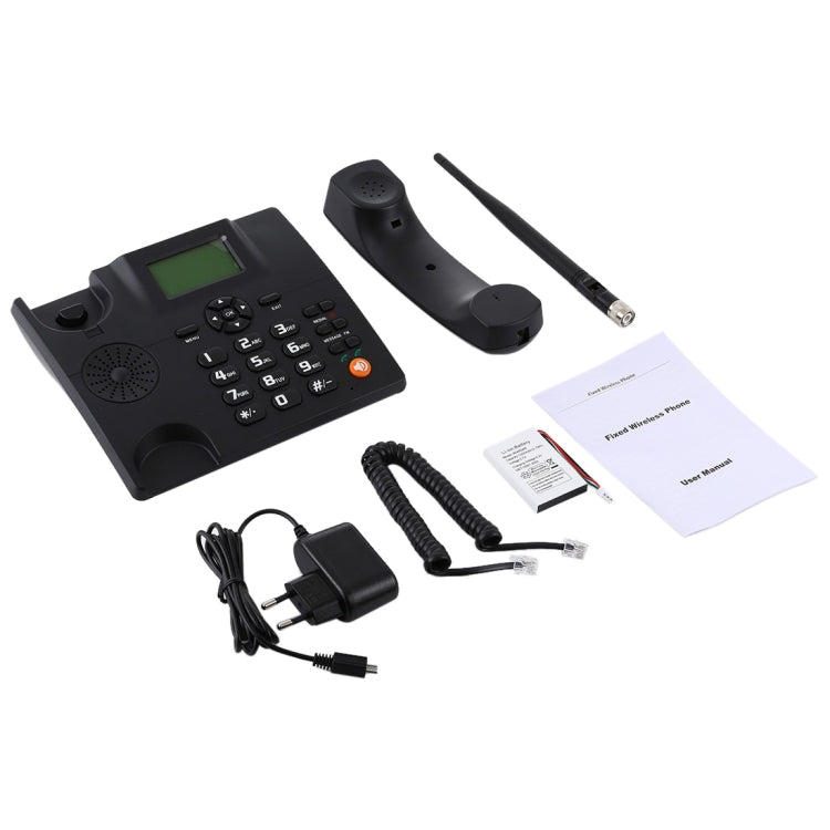 ZT600S  2.4 inch TFT Screen Fixed Wireless GSM Business Phone, Quad band: GSM 850/900/1800/1900Mhz(Black) - Smart Rings / Smart Telephones by buy2fix | Online Shopping UK | buy2fix