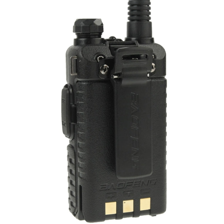 BAOFENG UV-5R Professional Dual Band Transceiver FM Two Way Radio Walkie Talkie Transmitter(Black) - Handheld Walkie Talkie by BAOFENG | Online Shopping UK | buy2fix