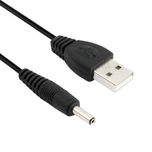 USB Male to DC 3.5 x 1.35mm Power Cable, Length: 1.2 m(Black) - Universal Power Adapter by buy2fix | Online Shopping UK | buy2fix