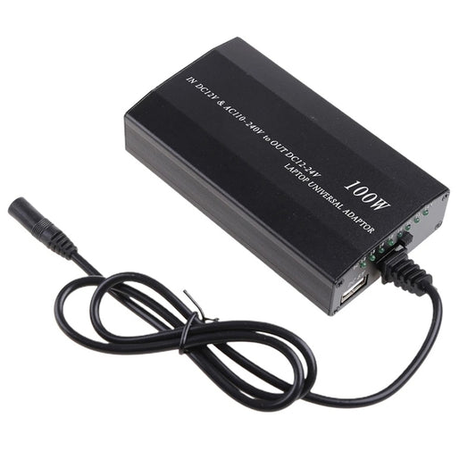 100W Universal Laptop AC / DC Adapter, Convenient Exchange Voltage, with USB 5V Port - Universal Power Adapter by buy2fix | Online Shopping UK | buy2fix