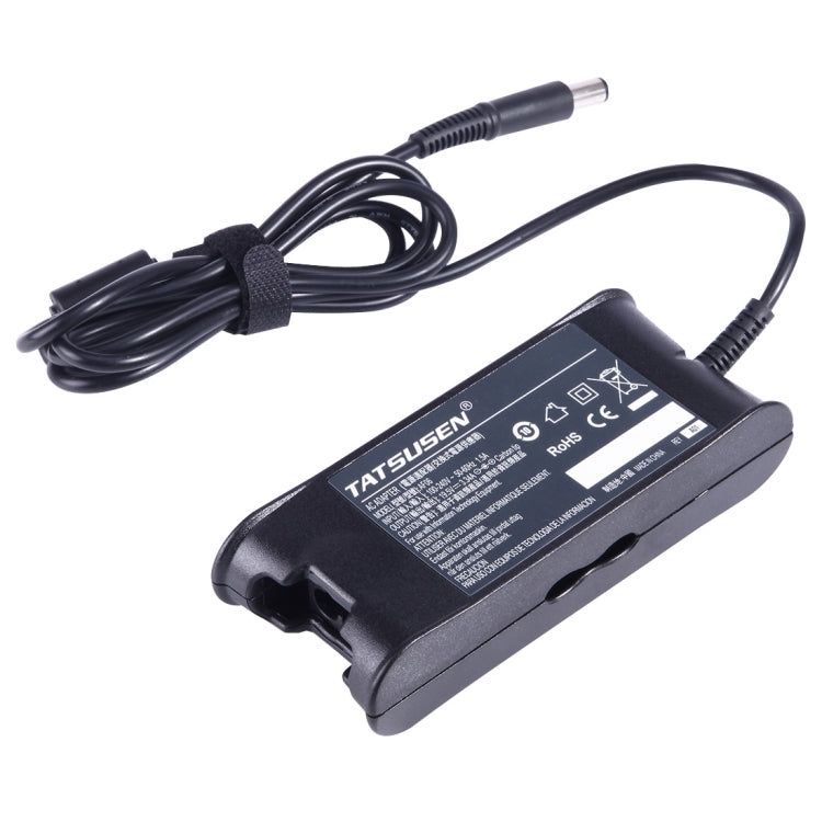 19.5V 3.34A 7.4 x 5.0mm Laptop Notebook Power Adapter Charger with Power Cable for Dell(Black) - For Dell by buy2fix | Online Shopping UK | buy2fix