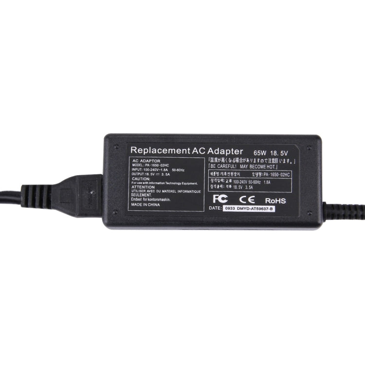 EU Plug AC Adapter 18.5V 3.5A 65W for HP COMPAQ Notebook, Output Tips: 4.8 x 1.7mm(Black) - For HP by buy2fix | Online Shopping UK | buy2fix