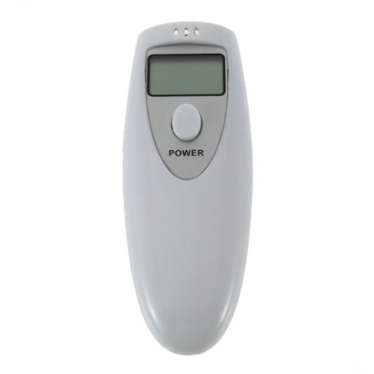 Digital LCD Display Breath Alcohol Tester with Audible Alert(White) by buy2fix